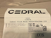 Cedral gevelstrook - brandklasse a2 - platinagrijs - 360x18,6x1,2 cm (143x) - afbeelding 6 van  8