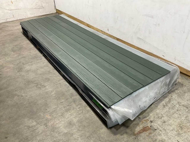 Cedral gevelstrook - brandklasse a2 - roseda groen - 360x18,6x1,2 cm (89x) - afbeelding 1 van  8
