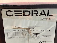 Cedral leisteen - brandklasse a2 - betongrijs - 60x32 cm (1008x) - afbeelding 2 van  11