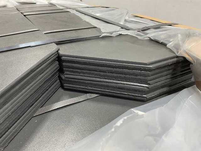 Cedral leisteen - brandklasse a2 - donkergrijs - 45x32 cm (1320x) - afbeelding 2 van  3