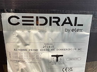 Cedral leisteen - brandklasse a2 - donkergrijs - 60x30 cm (1080x) - afbeelding 2 van  11