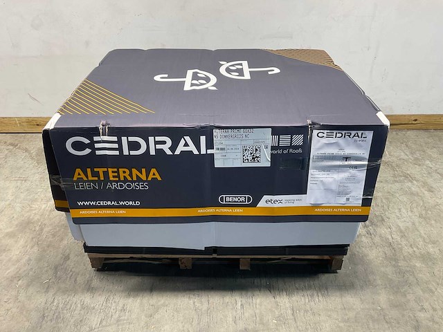 Cedral leisteen - brandklasse a2 - donkergrijs - 60x32 cm (1008x) - afbeelding 3 van  10