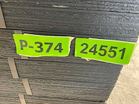 Cedral leisteen - brandklasse a2 - zwart - 40x40cm (1008x) - afbeelding 8 van  8