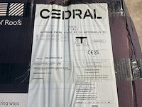 Cedral leisteen 3g - brandklasse a2 (onbrandbaar) - betongrijs - 60x32 cm (1008x) - afbeelding 7 van  9