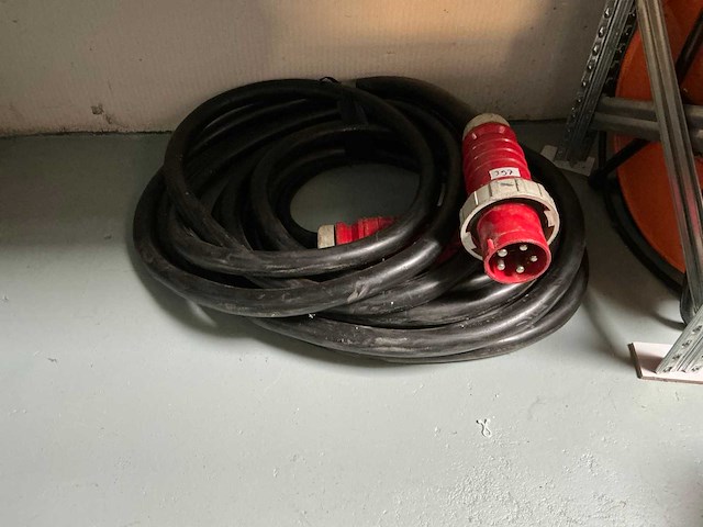 Cee125a 15m krachtstroomkabel - afbeelding 1 van  2