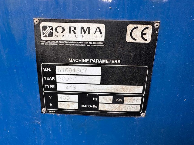 Cefla - orma - tn 3500/1/rbt - i 413 - borstelmachine + lijmwals - afbeelding 16 van  24