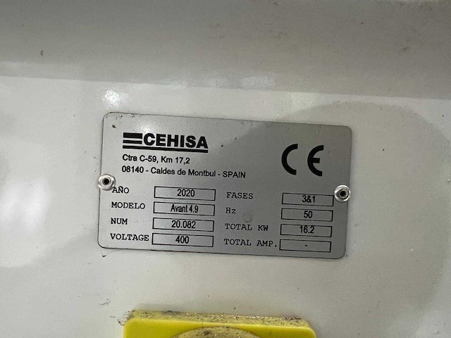 Cehisa - 2020 - avant 4.9 - kantaanlijmmachine - afbeelding 5 van  5