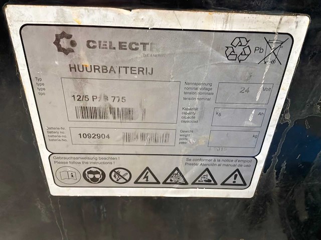 Celectric 12/5 pzs 775 tractiebatterij - afbeelding 6 van  6