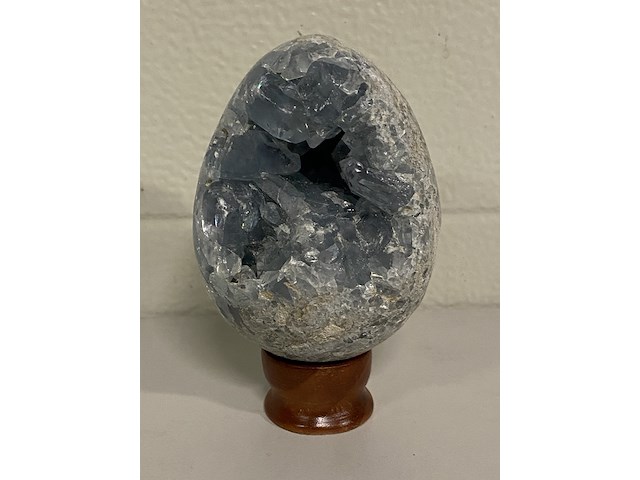 Celestien eivorm, blauw - afbeelding 1 van  5