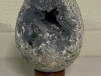 Celestien eivorm, blauw - afbeelding 1 van  5