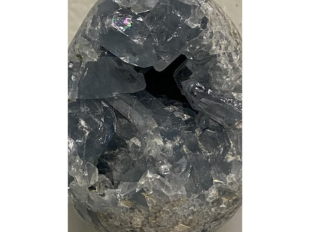 Celestien eivorm, blauw - afbeelding 5 van  5