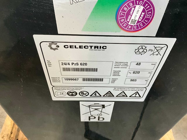 Celetric s17 heftruck accupakket - afbeelding 4 van  4