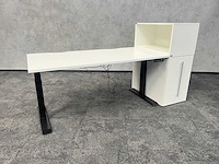 Celexon/ ceka - elektrisch zit-sta bureau 160x80 met kast - afbeelding 1 van  17