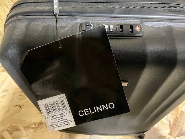 Celinno reiskofferset 36x21x55cm en 46x26x65cm - afbeelding 2 van  3