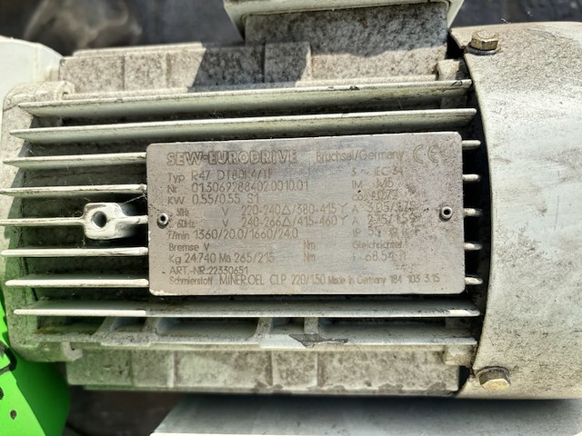 Cell doseersluis / doseersluis inclusief motorreductor, azo, schleuse al 200, wit, 2001 - afbeelding 6 van  9
