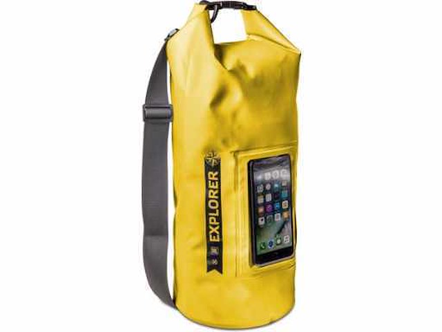 Celly drybag voor telefoon, 2liter geel - afbeelding 1 van  2