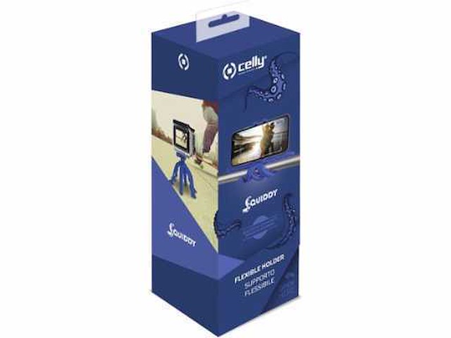 Celly flexible houder voor camera, squiddy. blauw - afbeelding 2 van  4