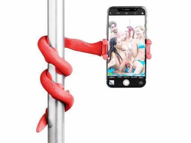 Cellysnake flexible selfiestickrood - afbeelding 2 van  3