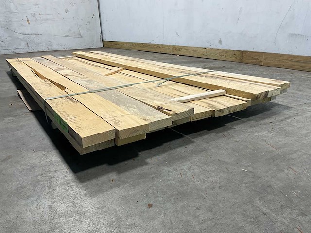 Celtis hardhouten plank - 250x10,5x3 cm (15x) - afbeelding 5 van  7