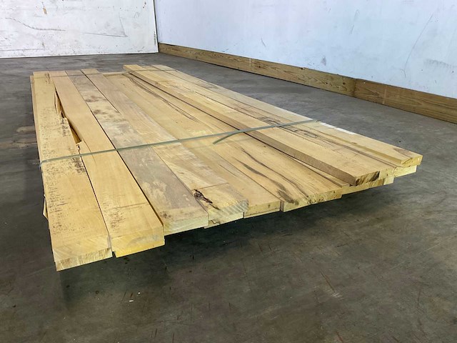 Celtis hardhouten plank - 250x10,5x3 cm (15x) - afbeelding 4 van  6
