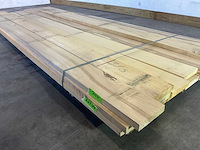 Celtis hardhouten plank - 310x15,5x3 cm (18x) - afbeelding 1 van  1
