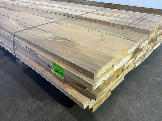 Celtis hardhouten plank - 310x15,5x3 cm (46x) - afbeelding 3 van  5