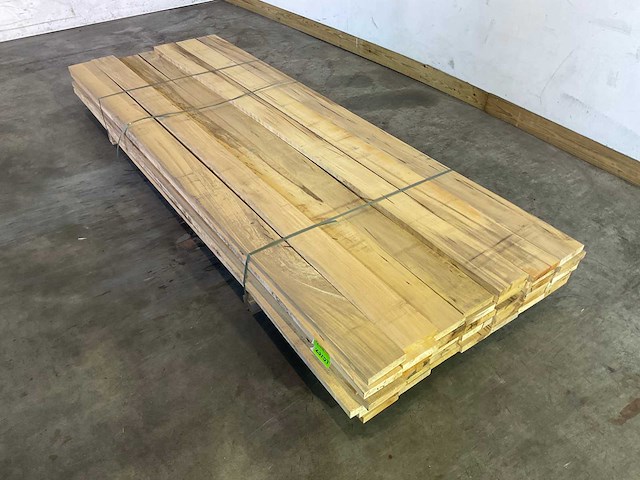 Celtis hardhouten plank - 310x15,5x3 cm (46x) - afbeelding 1 van  5