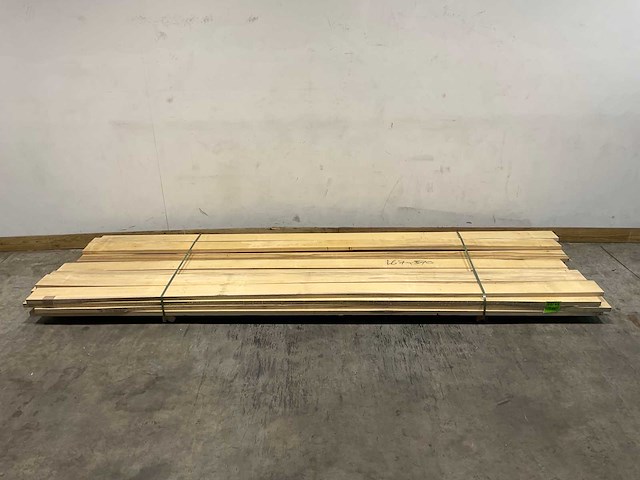Celtis hardhouten plank - 370x15,5x3 cm (25x) - afbeelding 2 van  8