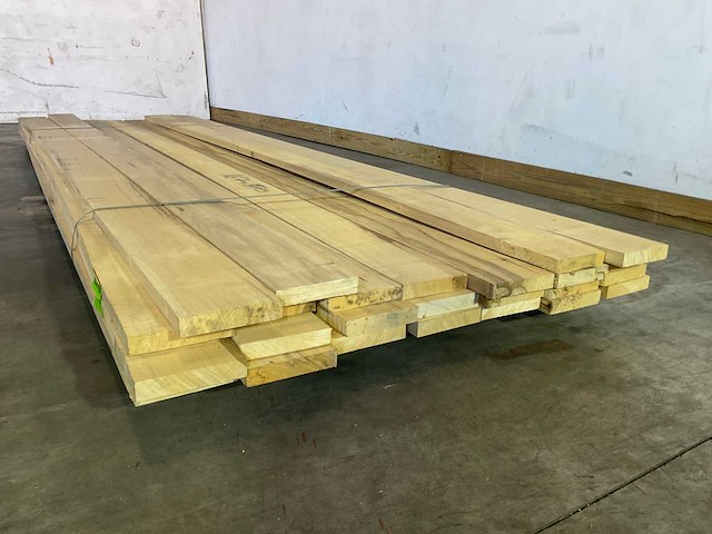 Celtis hardhouten plank - 370x15,5x3 cm (25x) - afbeelding 3 van  4