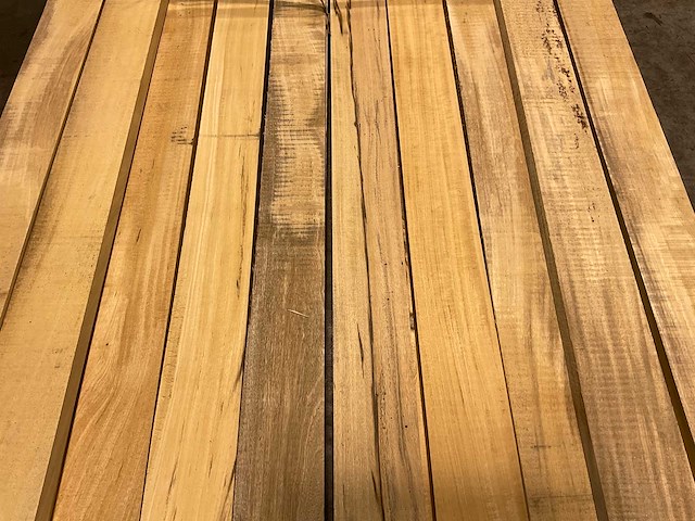 Celtis hardhouten plank - 430x10,5x3 cm (24x) - afbeelding 3 van  7