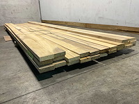 Celtis hardhouten plank - 430x10,5x3 cm (24x) - afbeelding 5 van  7