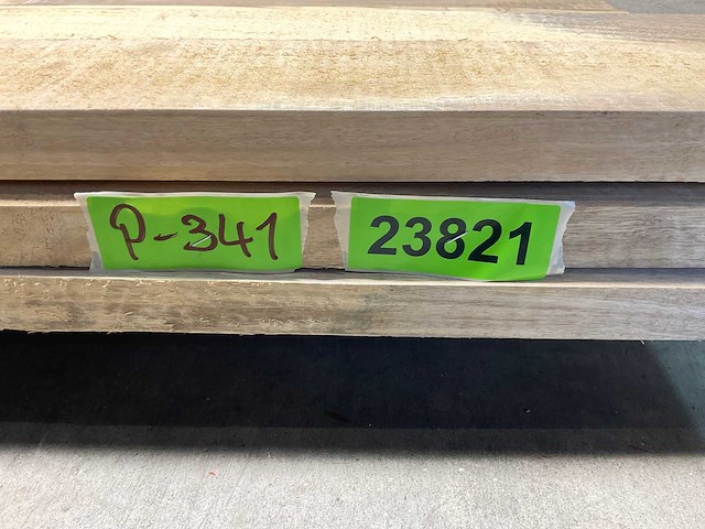 Celtis hardhouten plank - 430x10,5x3 cm (24x) - afbeelding 7 van  7