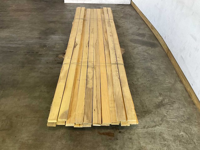 Celtis hardhouten plank - 430x10,5x3 cm (24x) - afbeelding 2 van  6
