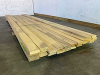 Celtis hardhouten plank - 430x10,5x3 cm (24x) - afbeelding 4 van  6