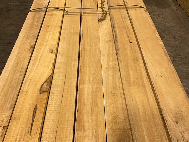 Celtis hardhouten plank - 430x15,5x3 cm (18x) - afbeelding 3 van  7