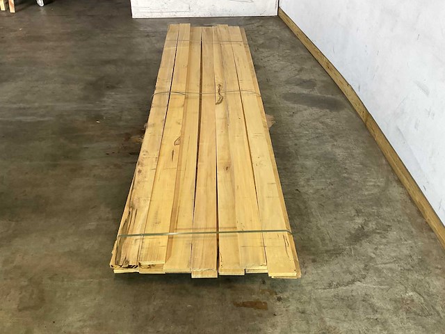 Celtis hardhouten plank - 430x15,5x3 cm (18x) - afbeelding 2 van  6