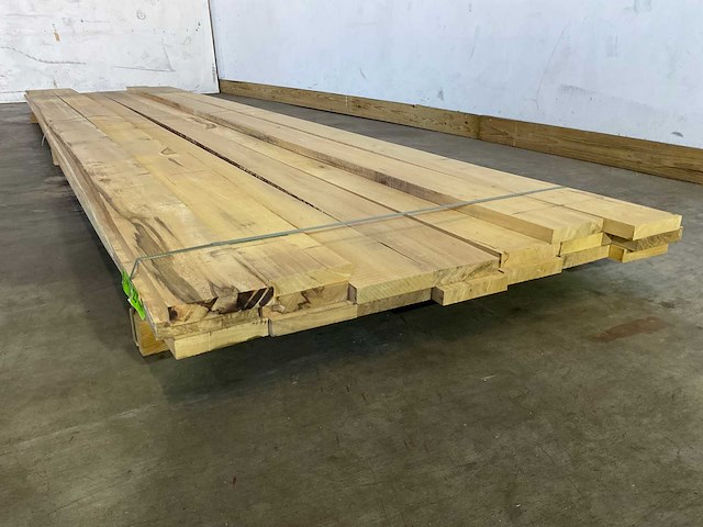 Celtis hardhouten plank - 430x15,5x3 cm (18x) - afbeelding 4 van  5