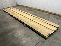 Celtis hardhouten plank - 488x10,5x3 cm (13x) - afbeelding 1 van  7