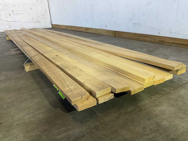 Celtis hardhouten plank - 488x10,5x3 cm (13x) - afbeelding 4 van  6