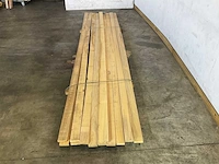 Celtis hardhouten plank - 488x10,5x3 cm (13x) - afbeelding 2 van  6