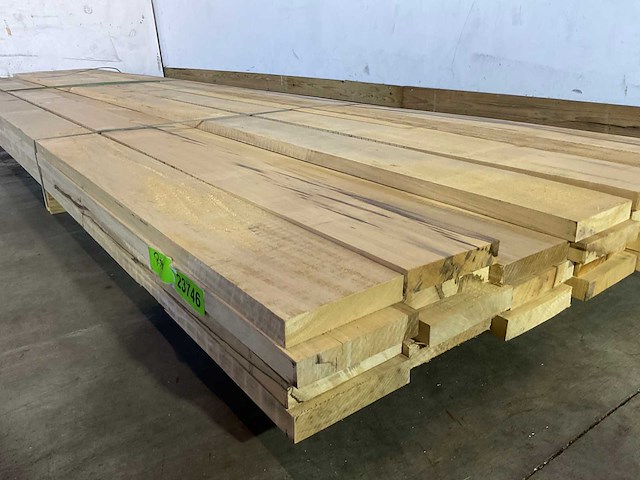 Celtis hardhouten plank - 490x15,5x3 cm (27x) - afbeelding 2 van  3