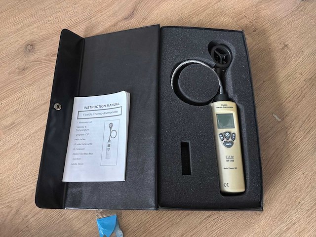 Cem dt-318 digitale thermo-anemometer (3x) - afbeelding 4 van  7