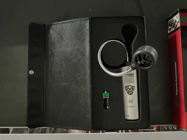 Cem dt-318 thermo anemeter (3x) - afbeelding 2 van  3