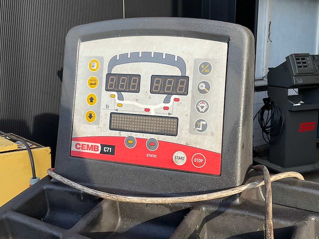 Cemb c71/2 evo banden balanceerapparaat - afbeelding 5 van  6