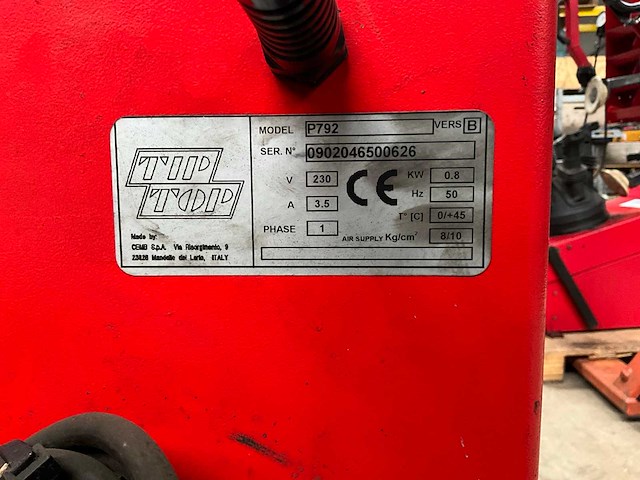 Cemb p 792 banden balanceerapparaat - afbeelding 8 van  8