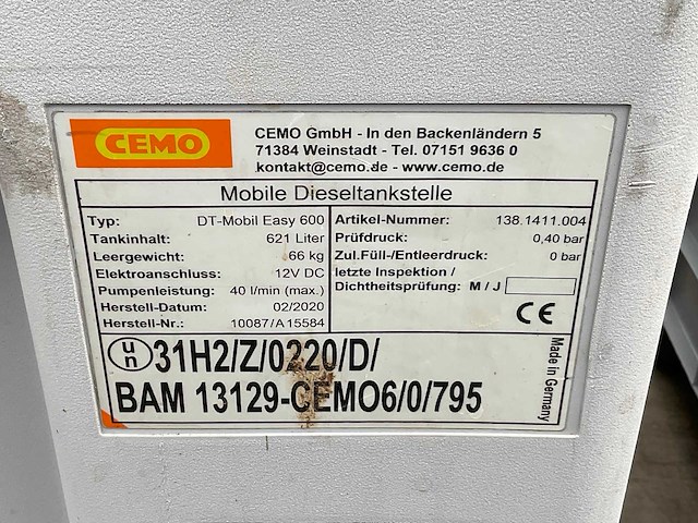 Cemo - dt-mobil easy 600 - various inventory - afbeelding 7 van  7