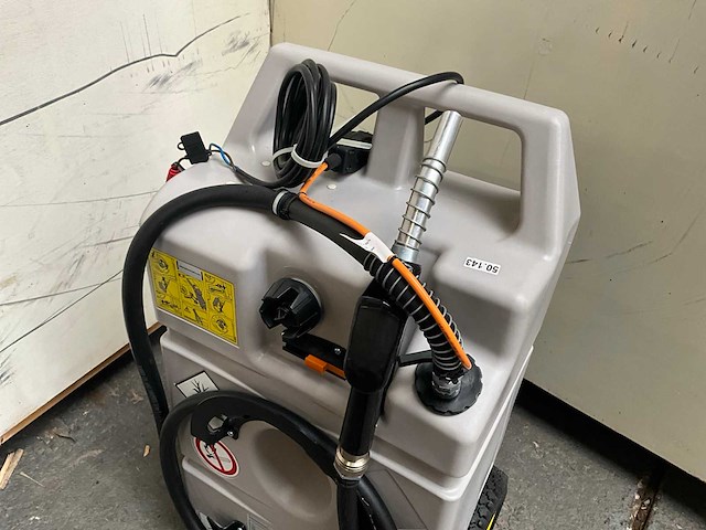 Cemo - mobiele - 100 liter - elektrische 12 volt - brandstoftrolley - afbeelding 5 van  7