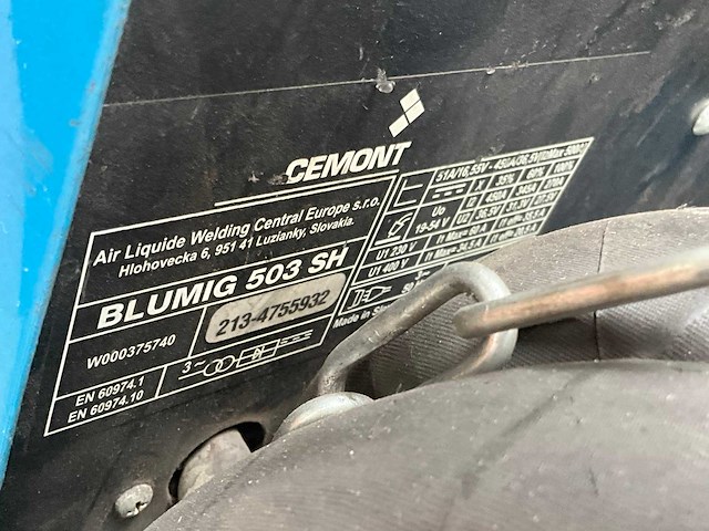Cemont blumig 503sh mig lasapparaat - afbeelding 6 van  7
