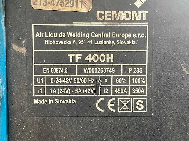 Cemont blumig 503sh mig lasapparaat - afbeelding 7 van  7