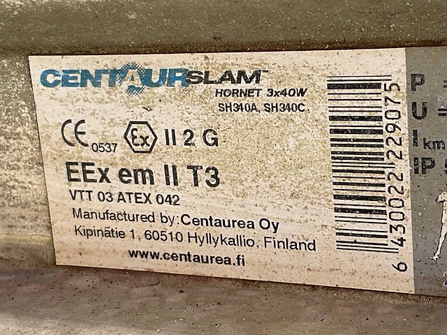 Centaurslam hornet armatuur explosievrije omgeving (4x) - afbeelding 7 van  7